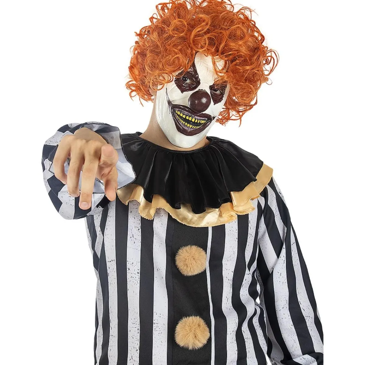 Disfraz Payaso Terrorífico Deluxe hombre XXL*Funidelia Hot