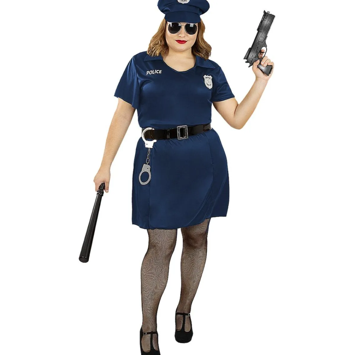 Outlet Disfraz policía para mujer L Halloween|Disfraces