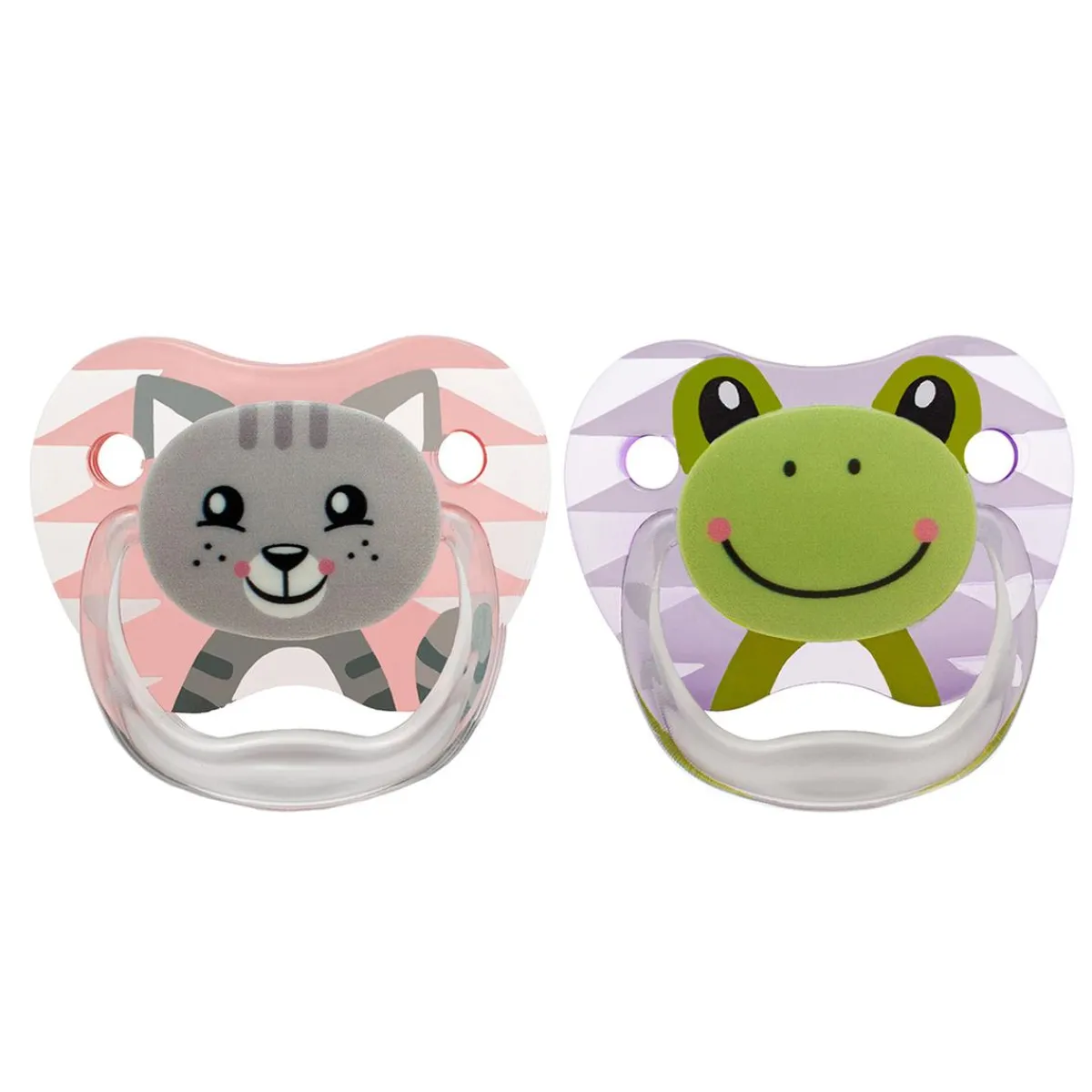 Dr Brown's - Pack 2 Chupetes Animales 0-6 meses Rosa*DR BROWN´S Online
