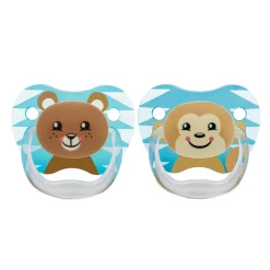Online Dr Brown's - Pack 2 Chupetes Animales 6-12 meses Azul Biberones Y Chupetes·Chupetes