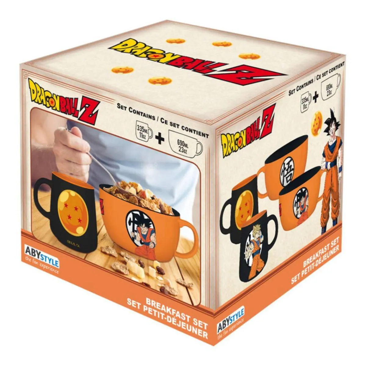 Dragon Ball - Juego de Desayuno Taza y Cuenco*ABYSSE CORP