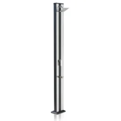 Ducha solar aluminio 38L*GRE