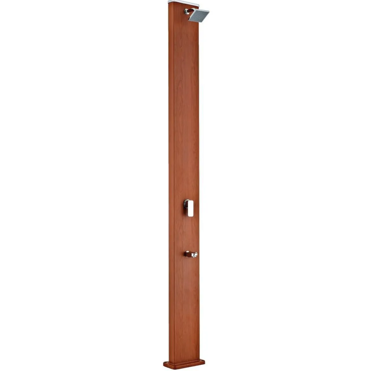 Hot Ducha solar cuadrada efecto madera 32L Piscinas|Juguetes De Verano