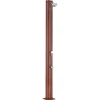 Ducha solar redonda efecto madera 32L*GRE