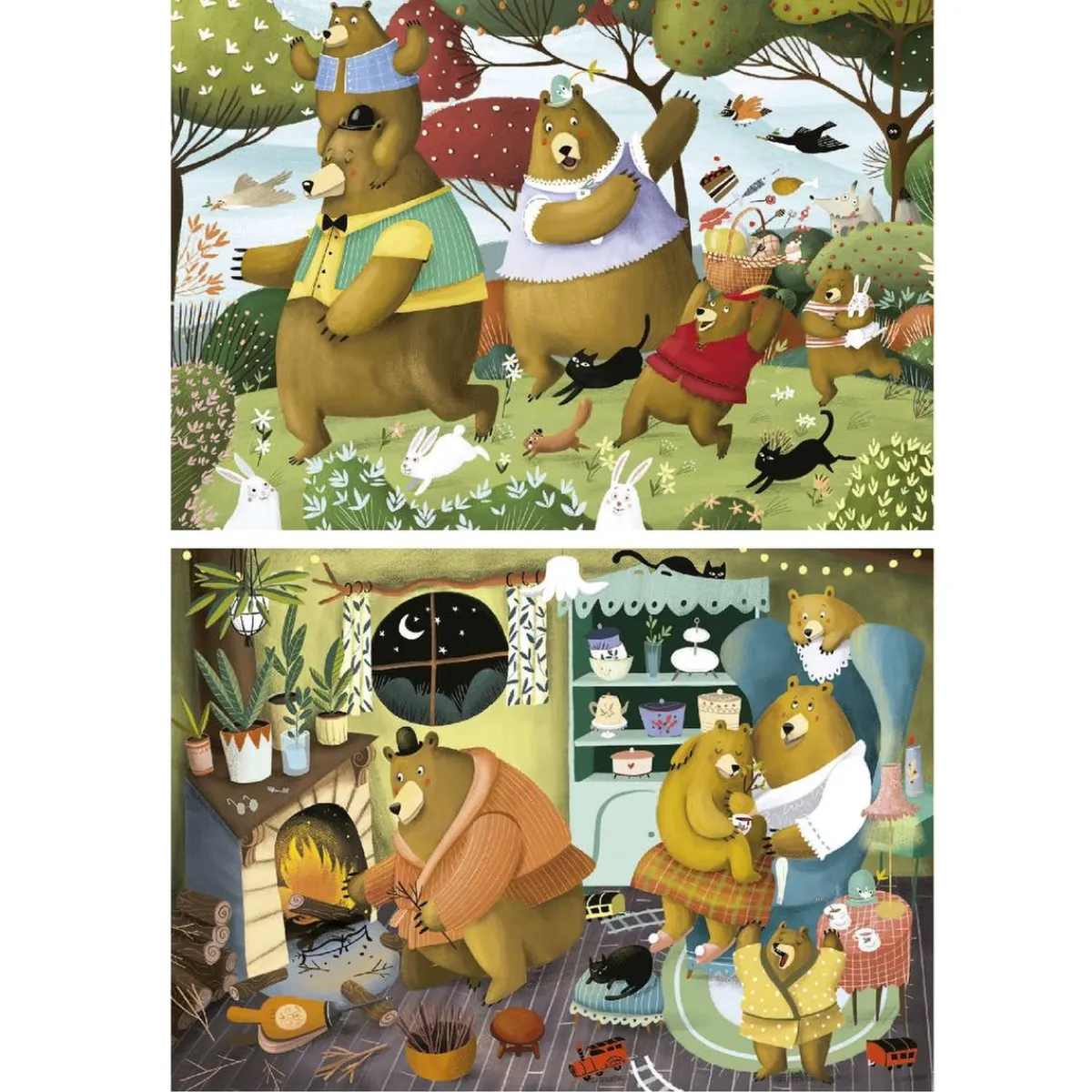 Educa - Cuentos del bosque - 2 puzzles 20 piezas*EDUCA BORRAS Clearance