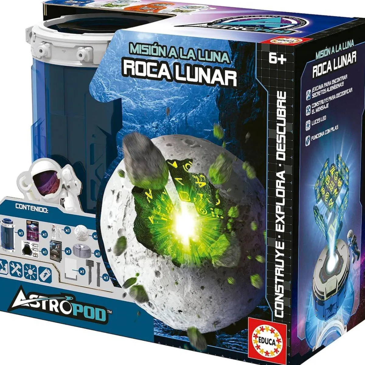 Borras - Descifra secretos ocultos en la roca lunar: misión al espacio ㅤ*EDUCA Best
