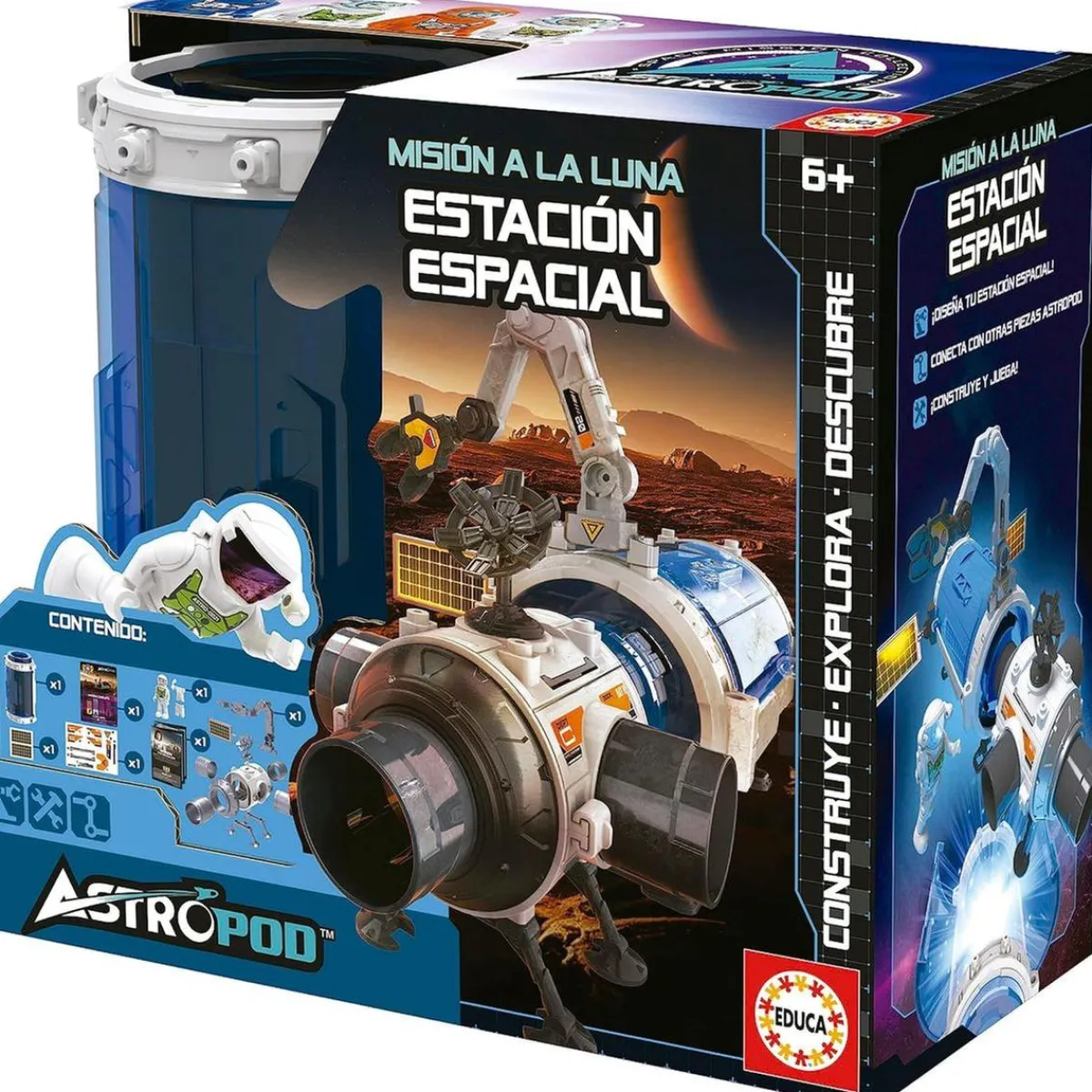 Borras - Misión Espacial: Construye y conecta cápsulas para expandir la estación; con 31 piezas ㅤ*EDUCA Outlet