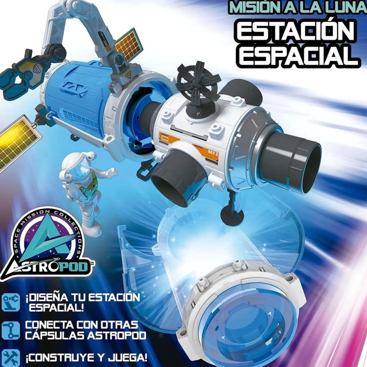 Borras - Misión Espacial: Construye y conecta cápsulas para expandir la estación; con 31 piezas ㅤ*EDUCA Outlet
