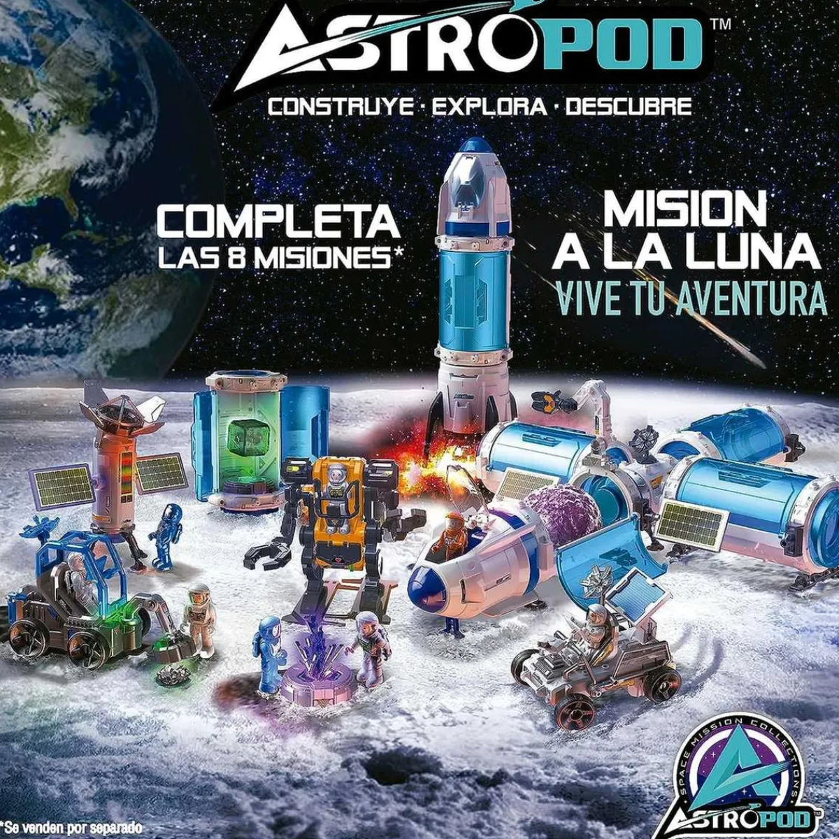 Borras - Misión Espacial: Construye y conecta cápsulas para expandir la estación; con 31 piezas ㅤ*EDUCA Outlet
