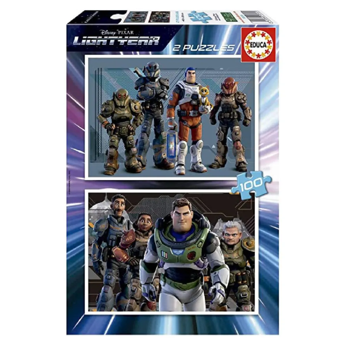 Clearance Educa Borrás - Lightyear - Pack 2 puzzles 100 piezas Juegos Y Puzzles