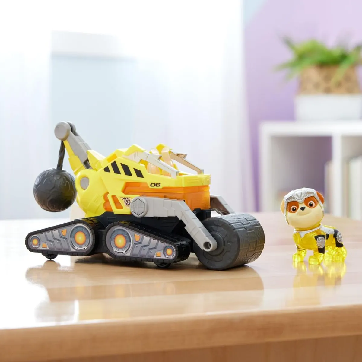 Hot Energía - Patrulla Canina - Camión de construcción de juguete con figura de acción, luces y sonidos ㅤ Coleccionables Y Mini Mundos
