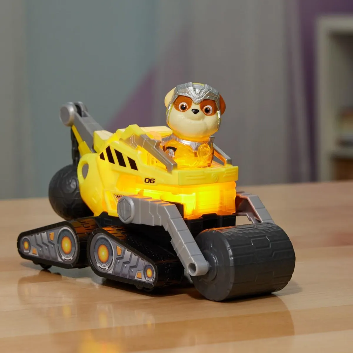 Hot Energía - Patrulla Canina - Camión de construcción de juguete con figura de acción, luces y sonidos ㅤ Coleccionables Y Mini Mundos