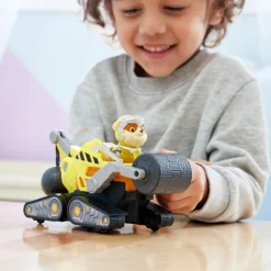 Hot Energía - Patrulla Canina - Camión de construcción de juguete con figura de acción, luces y sonidos ㅤ Coleccionables Y Mini Mundos