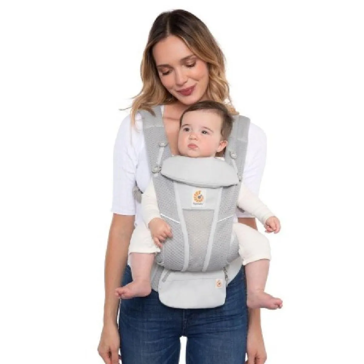 Best - Mochila Porteo Omni Breeze Gris Perla Portabebés Y Bici·Portabebés Y Mochilas