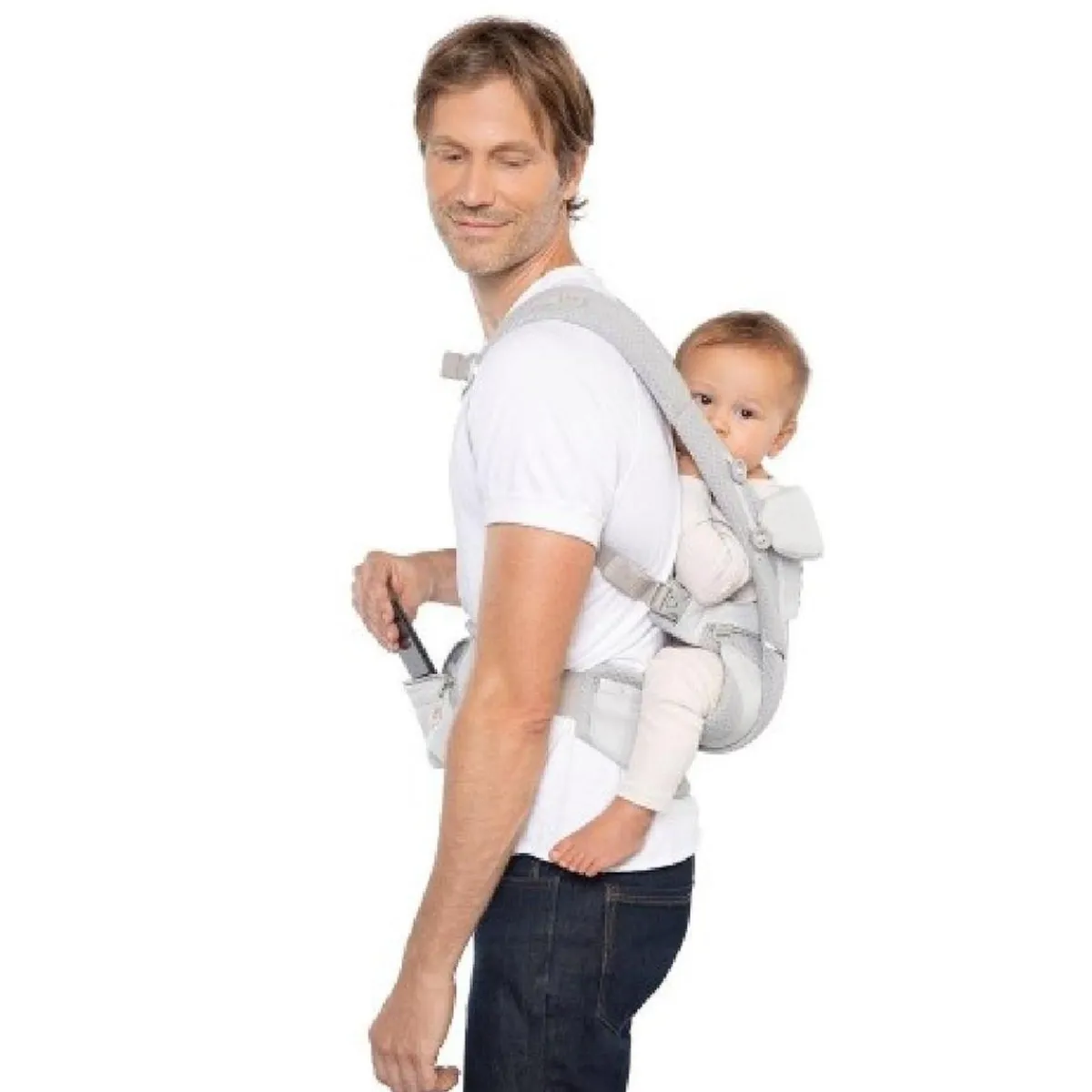 Best - Mochila Porteo Omni Breeze Gris Perla Portabebés Y Bici·Portabebés Y Mochilas