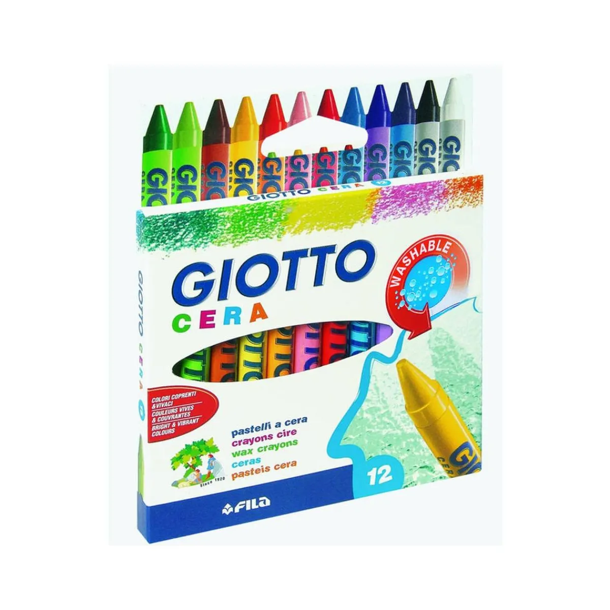 Estuche de 12 lápices de cera redondos en colores variados*TOYS "R" US Sale