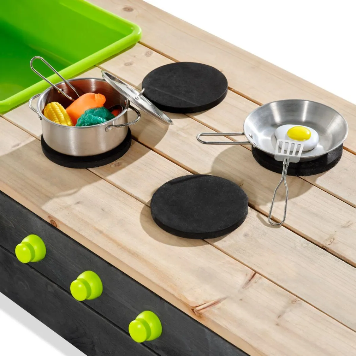 Exit - Arenero de madera Aksent 200 x 140 cm*Exit Toys
