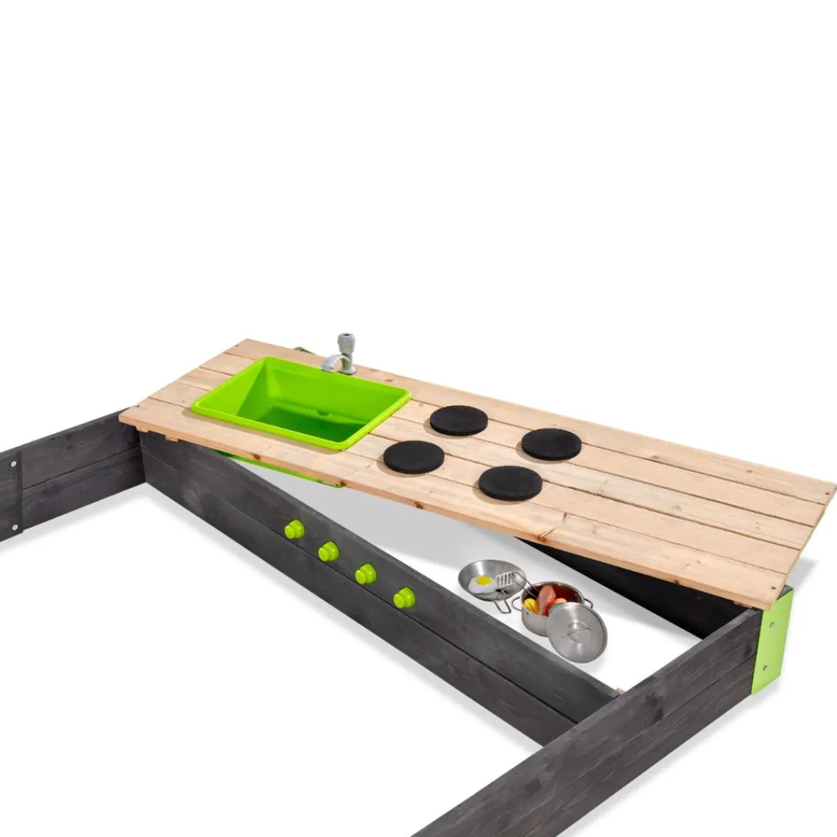 Exit - Arenero de madera Aksent 200 x 140 cm*Exit Toys