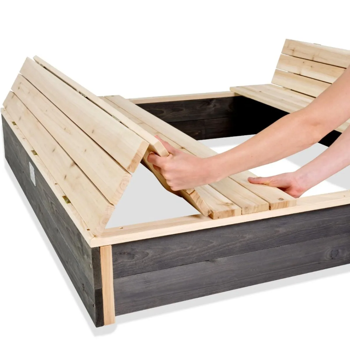 Exit - Arenero de madera Aksent 136 x 132 cm*Exit Toys Discount