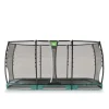 Outlet Exit - Cama elástica de suelo Allure Premium 244 x 427 cm verde Camas Elásticas