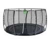 Online Exit - Cama elástica de suelo Dynamic 427 cm negro con red de seguridad Camas Elásticas
