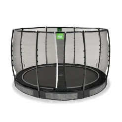 Hot Exit - Cama elástica de suelo Allure Premium 366 cm negro Camas Elásticas