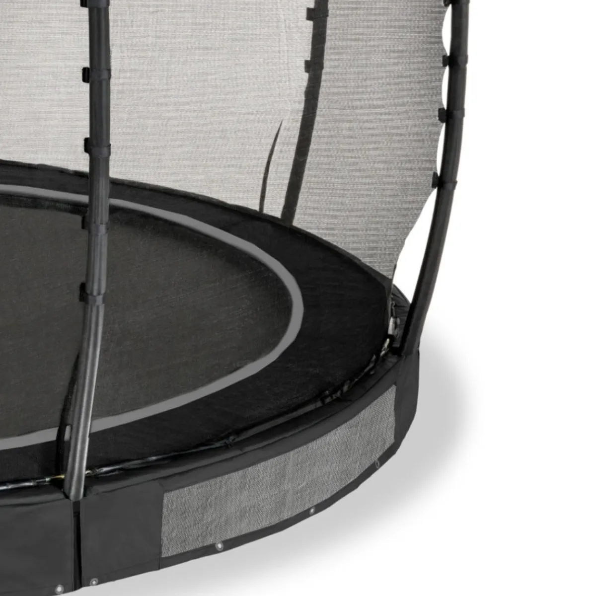 Exit - Cama elástica de suelo Allure Premium 427 cm negro*Exit Toys