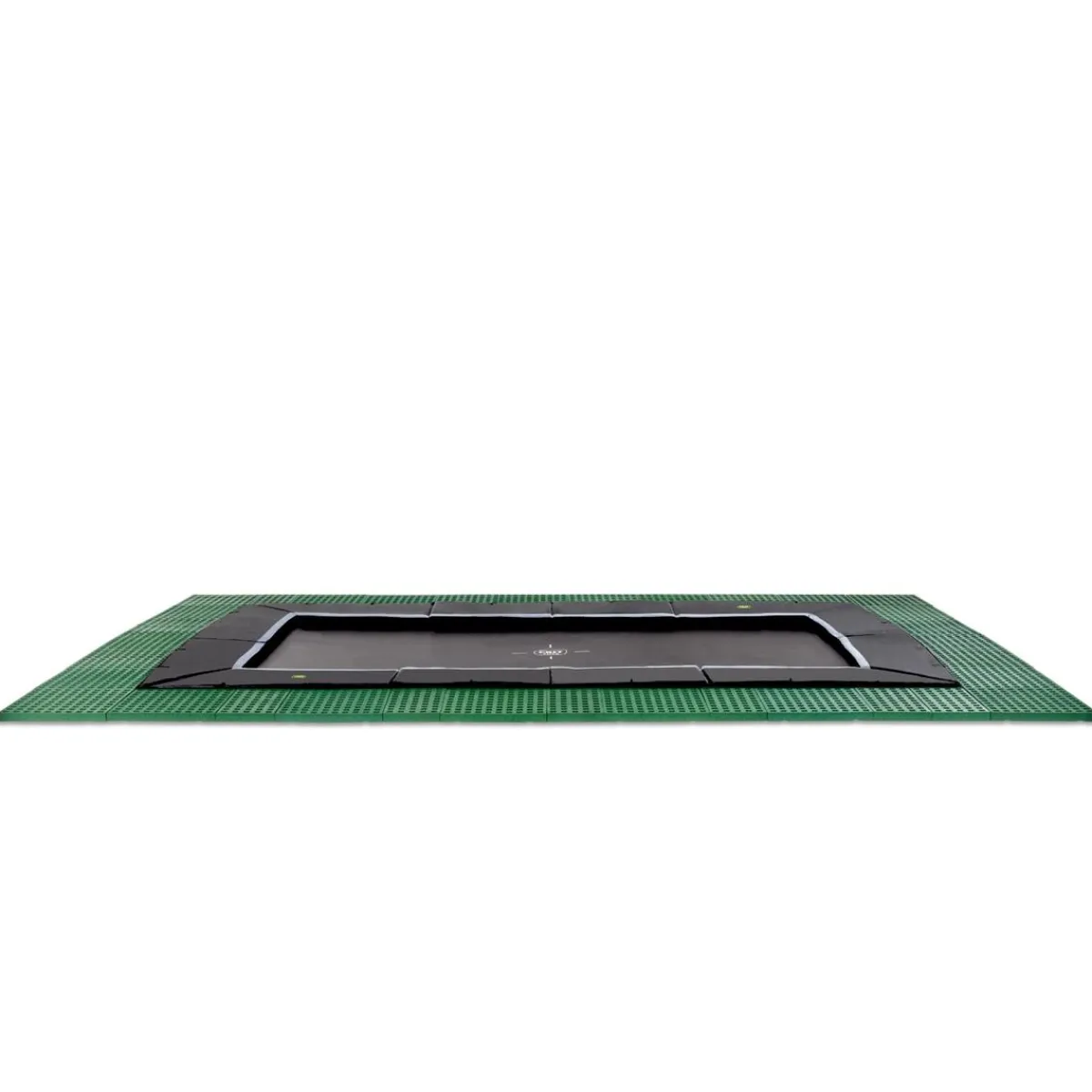 Exit - Cama elástica de suelo Dynamic 305 x 519 cm negro con perímetro de seguridad*Exit Toys Discount