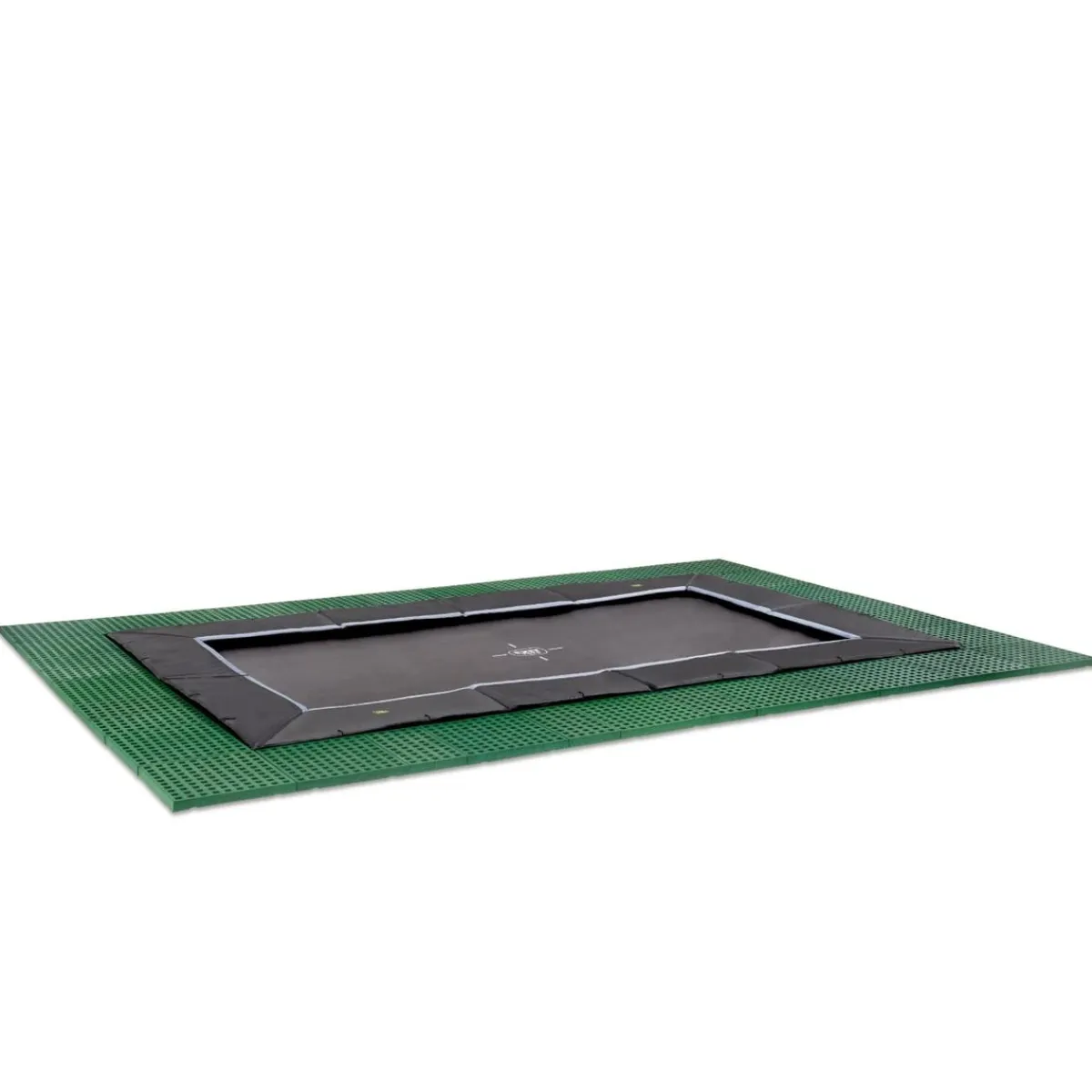 Exit - Cama elástica de suelo Dynamic 305 x 519 cm negro con perímetro de seguridad*Exit Toys Discount