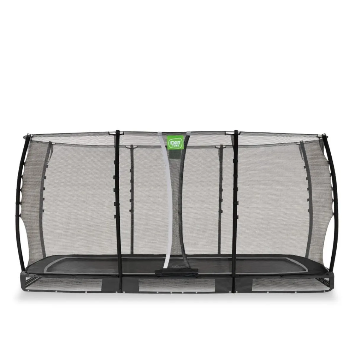 Exit - Cama elástica de suelo Allure Classic 244 x 427 cm negro*Exit Toys Discount