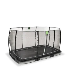 Outlet Exit - Cama elástica de suelo Allure Classic 214 x 366 cm negro Camas Elásticas