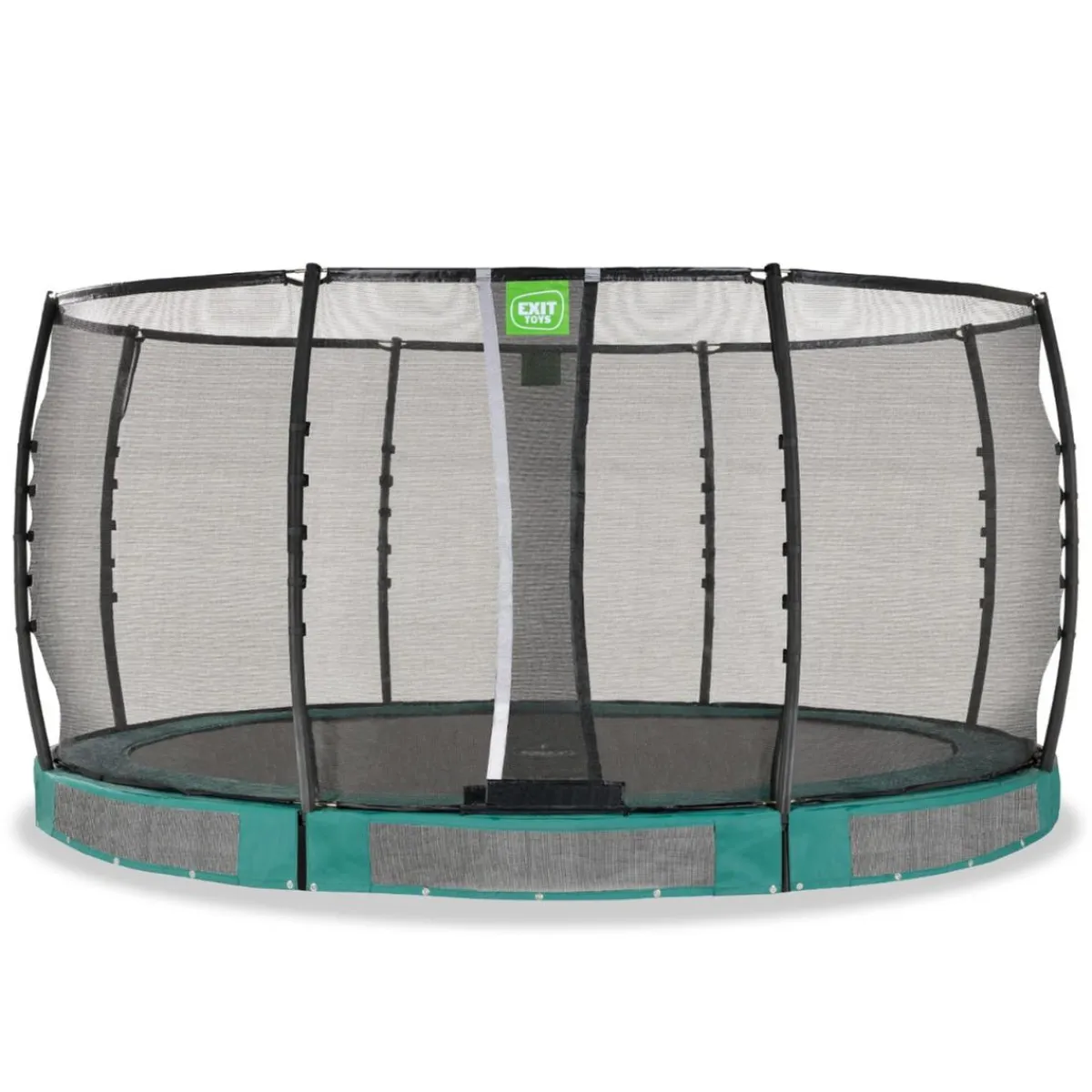 Exit - Cama elástica de suelo Allure Premium 427 cm verde*Exit Toys