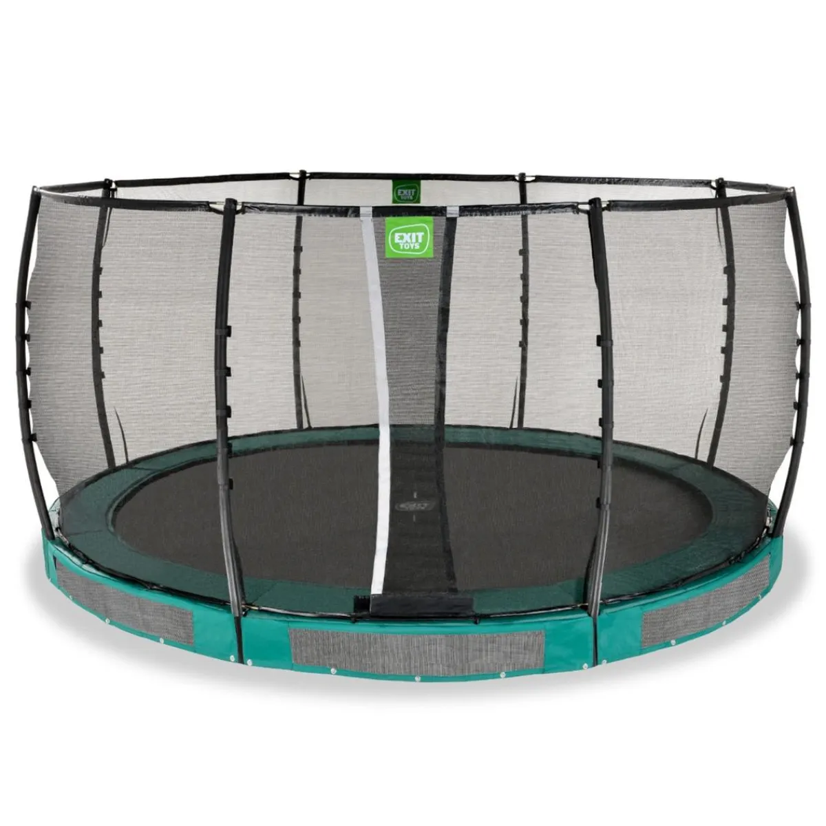 Exit - Cama elástica de suelo Allure Premium 427 cm verde*Exit Toys