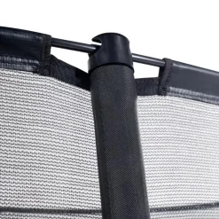 Exit - Cama elástica de suelo Dynamic 275 x 458 cm negro con red de seguridad*Exit Toys