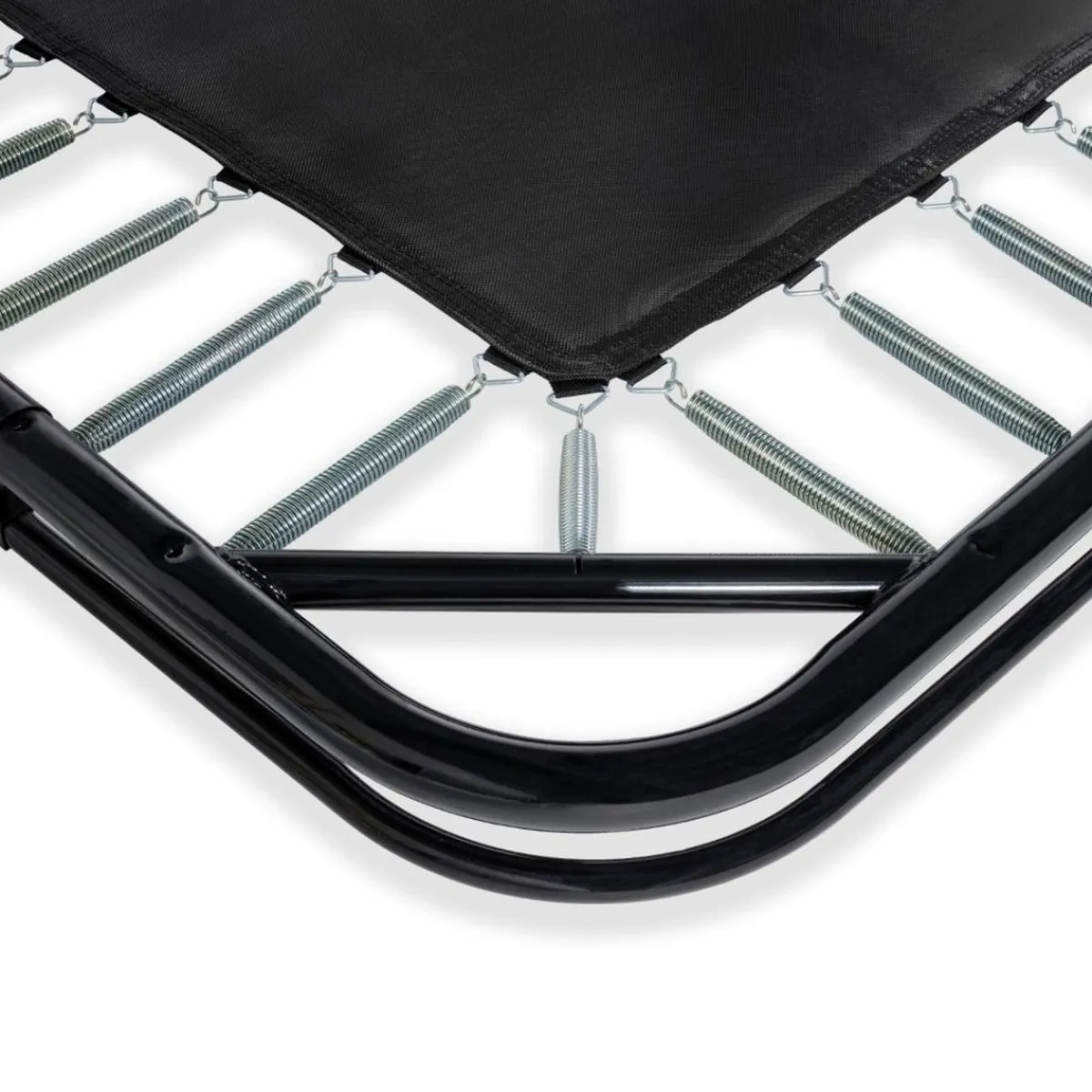 Exit - Cama elástica de suelo Dynamic 275 x 458 cm negro con red de seguridad*Exit Toys