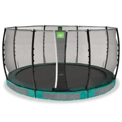 Online Exit - Cama elástica de suelo Allure Classic 427 cm verde Camas Elásticas