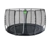 Exit - Cama elástica de suelo Dynamic 366 cm negro con red de seguridad*Exit Toys Online