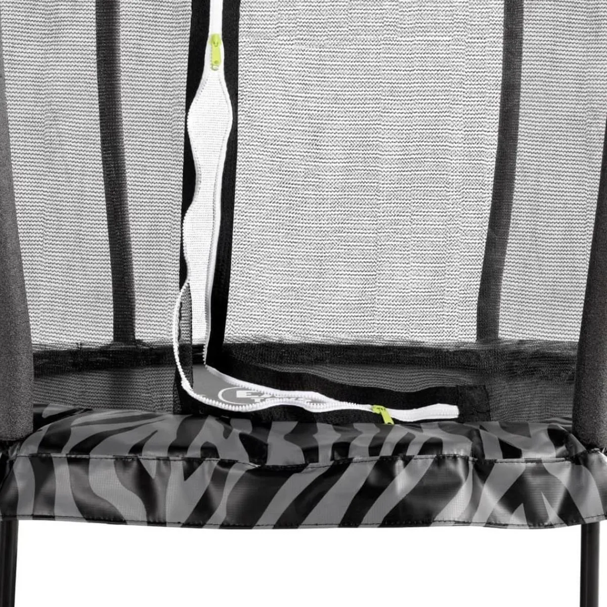 Exit - Cama elástica Junior Tiggy negro/gris con red de seguridad*Exit Toys Clearance