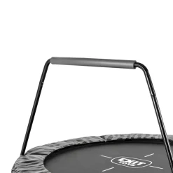 Online Exit - Cama elástica Junior Tiggy negro/gris con barra de apoyo Camas Elásticas