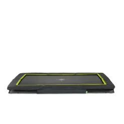 EXIT - Cama elástica rectangular con acolchado negro 244 cm*Exit Toys
