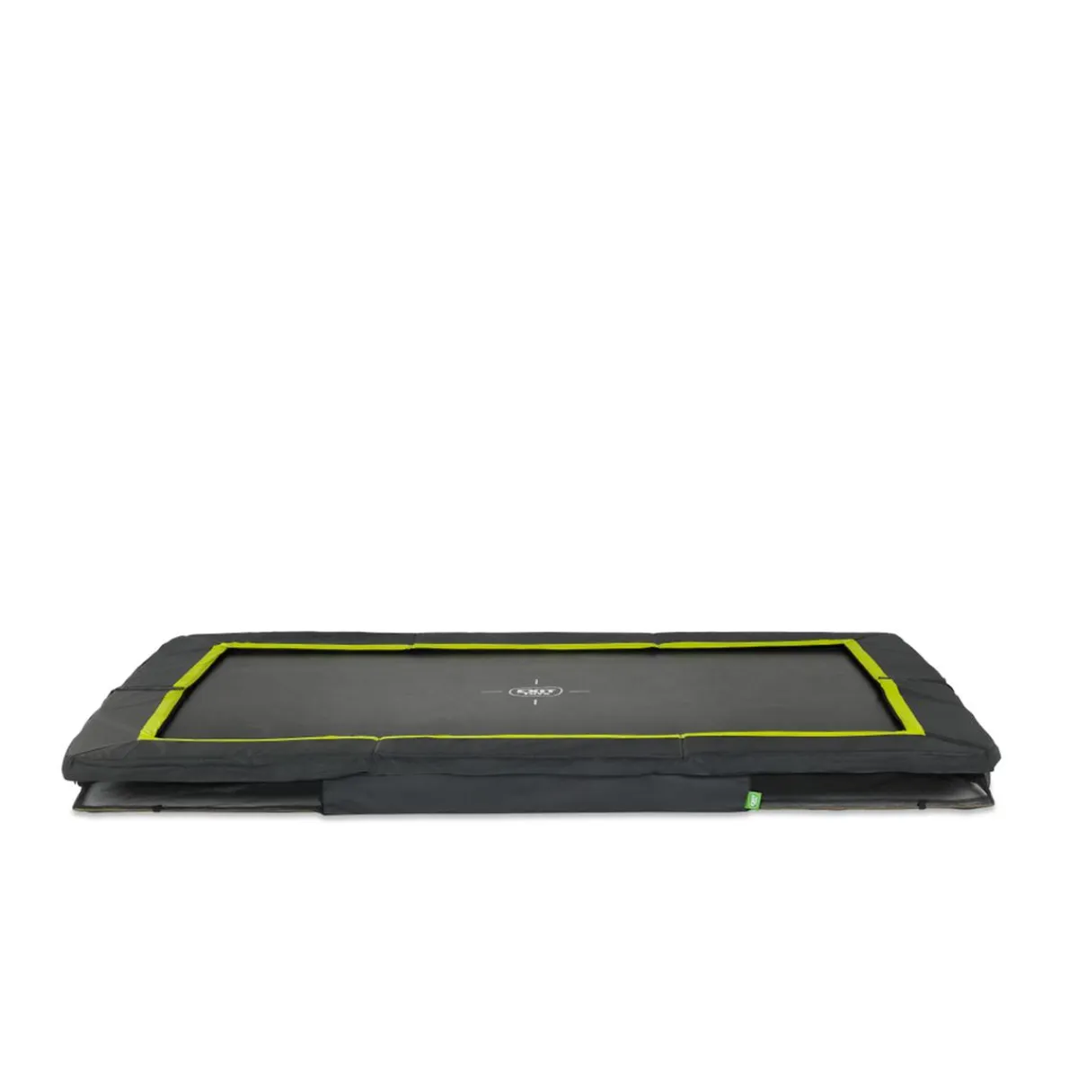 EXIT - Cama elástica rectangular con acolchado negro 244 cm*Exit Toys
