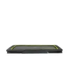 Clearance EXIT - Cama elástica rectangular con acolchado negro 214 cm Camas Elásticas