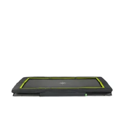 Clearance EXIT - Cama elástica rectangular con acolchado negro 214 cm Camas Elásticas