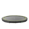 Hot Exit - Cama elástica redonda con acolchado negro 366 cm Camas Elásticas