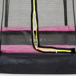 Sale Exit - Cama elástica Silhouette redonda de suelo rosa 183 cm Camas Elásticas
