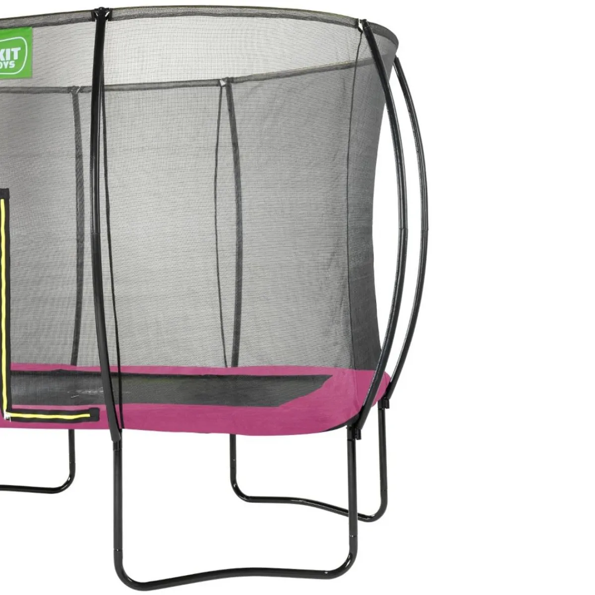 Outlet Exit - Cama elástica Silhouette rectangular rosa 214 cm Camas Elásticas