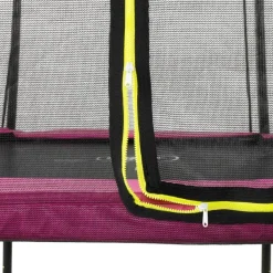 Hot Exit - Cama elástica Silhouette redonda rosa 427 cm Camas Elásticas