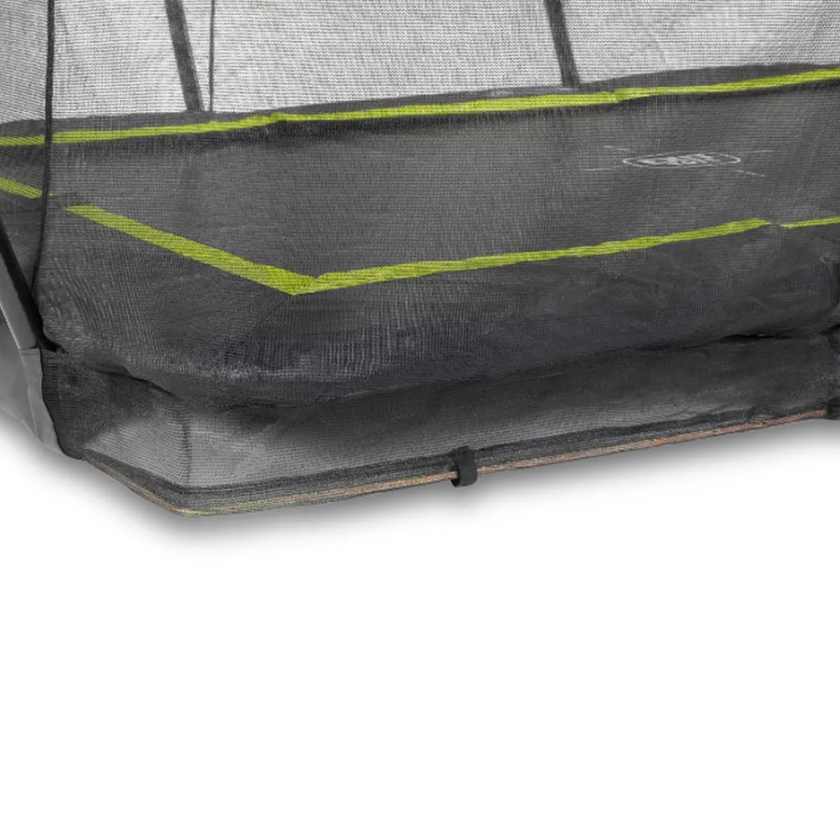 Exit - Cama elástica Silhouette rectangular de suelo 214 cm*Exit Toys