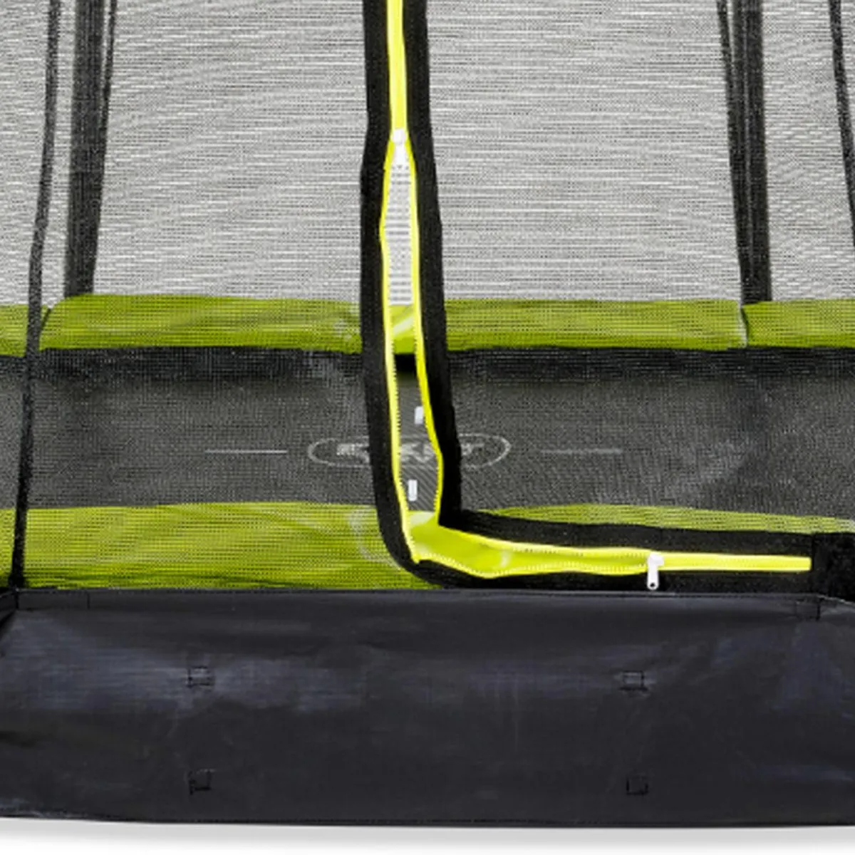 Exit - Cama elástica Silhouette redonda verde de suelo 305 cm*Exit Toys