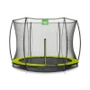 Exit - Cama elástica Silhouette redonda de suelo verde 244 cm*Exit Toys Best
